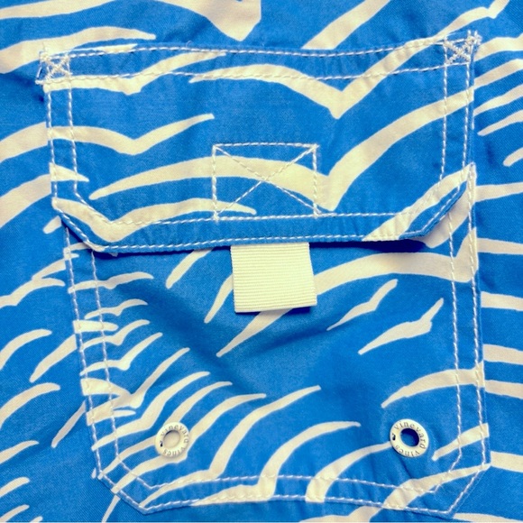 NWT Vineyard Vines Men’s Size 35 Board Shorts Swim Trunks Seagulls Blue - Picture 3 of 9